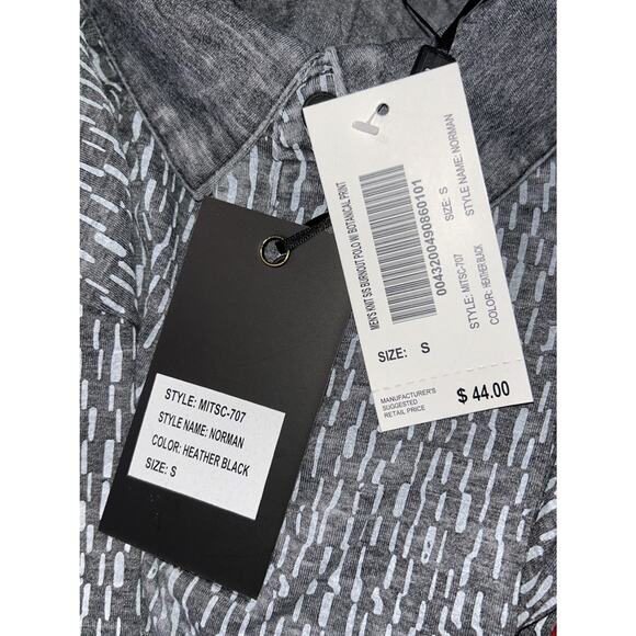 NWT Indigo Star Short Sleeve Knit Burnout Polo Small - Picture 6 of 8